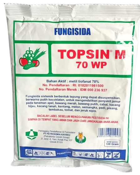 Fungsida Topsin, Fungsida Topsin M 70 WP, Topsin 70 WP, Fungisida Topsin M, Petrokimia Kayaku