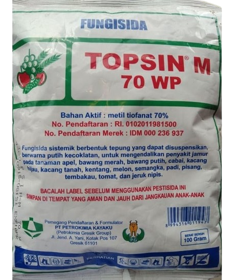 Fungsida Topsin, Fungsida Topsin M 70 WP, Topsin 70 WP, Fungisida Topsin M, Petrokimia Kayaku