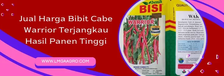 benih cabe warrior, harga benih cabe warrior, bibit cabe merah, bibit cabe merah yang bagus, Lmga Agro