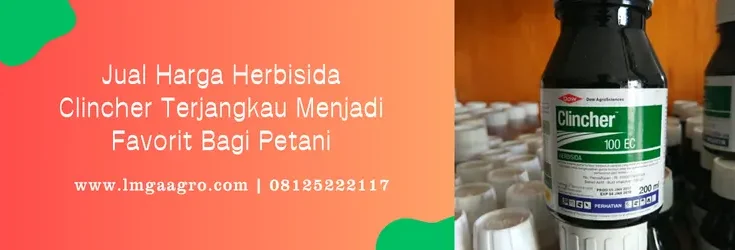 clincher herbisida, harga clincher, bahan aktif herbisida clincher, dosis herbisida clincher, Lmga Agro